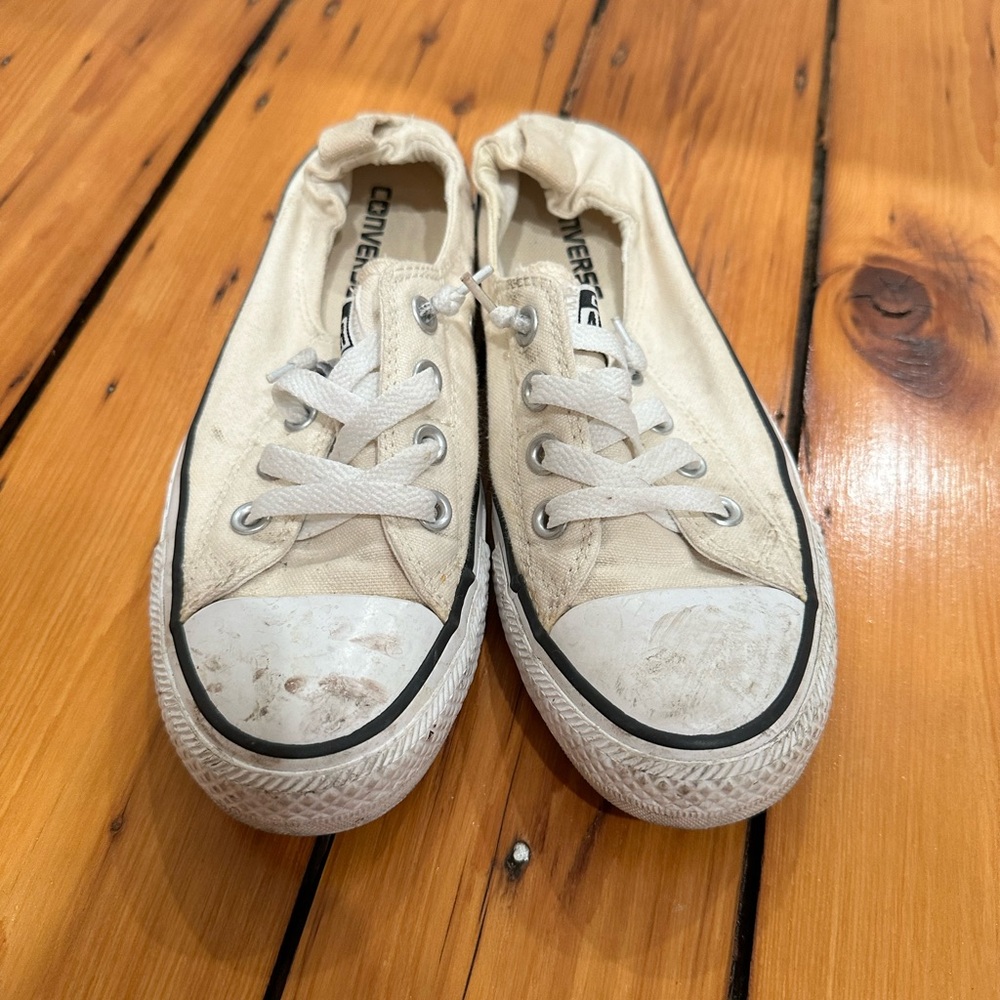Converse Chuck Taylor Shoreline slip-on shoes women’s 7.5 cream